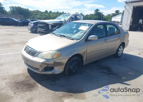2005 Toyota Corolla Le z USA, uszkodzony, nr VIN 2T1BR32EX5C458568